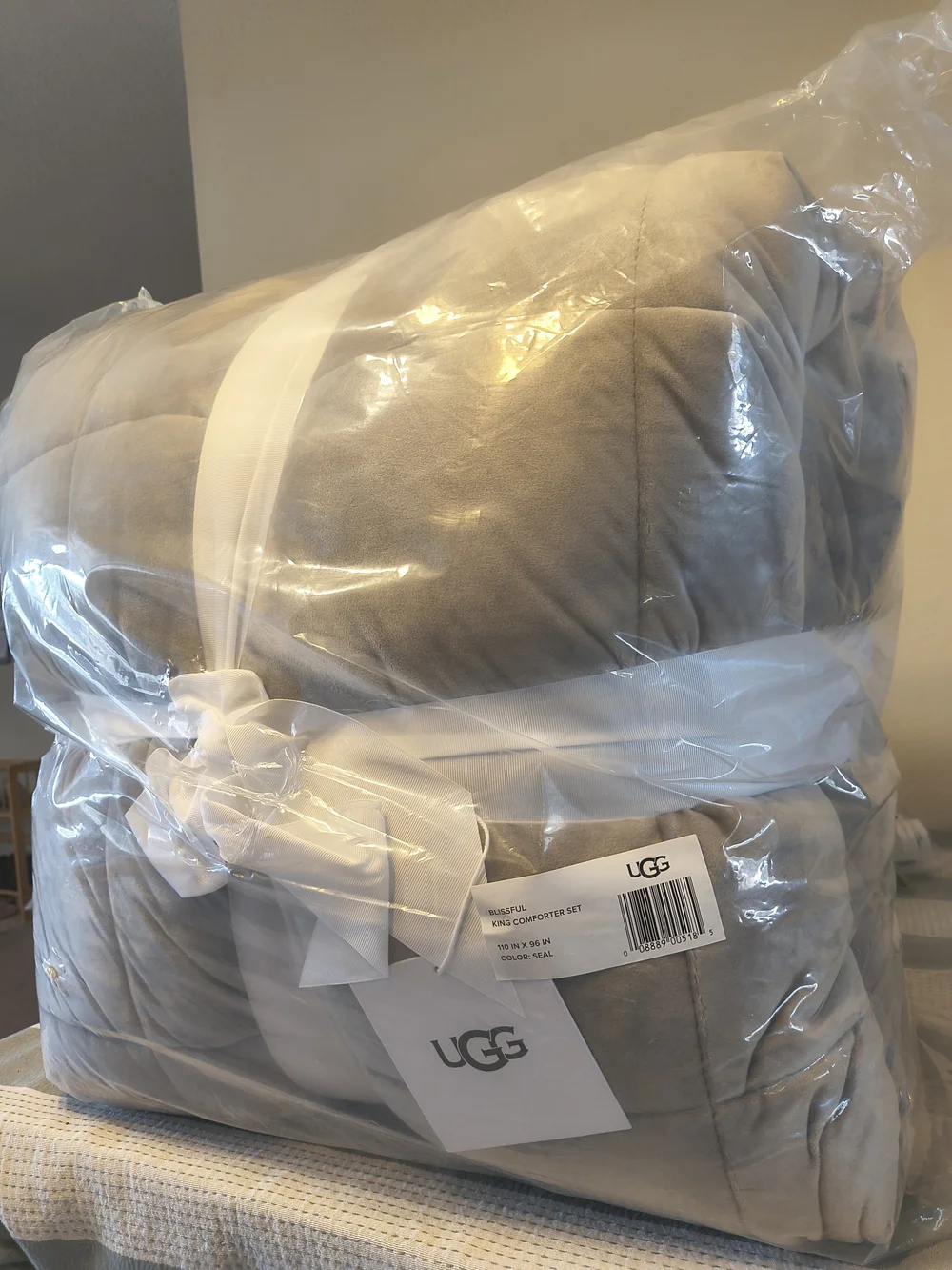 UGG Blissful King Comforter Set in Seal